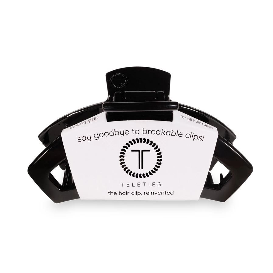 Jet Black Small Hair Clip