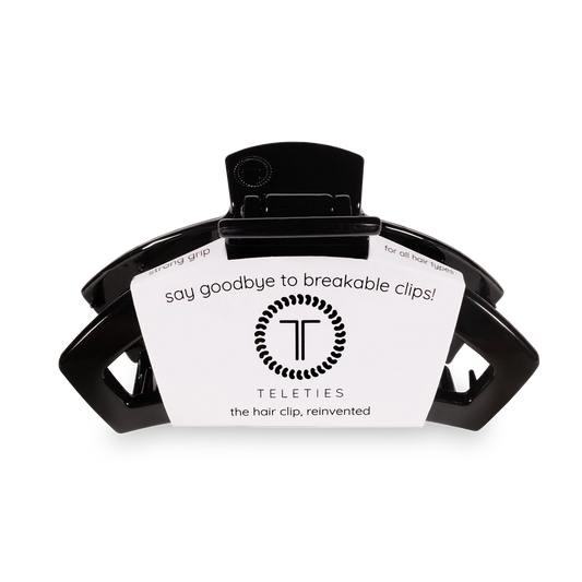 Jet Black Small Hair Clip