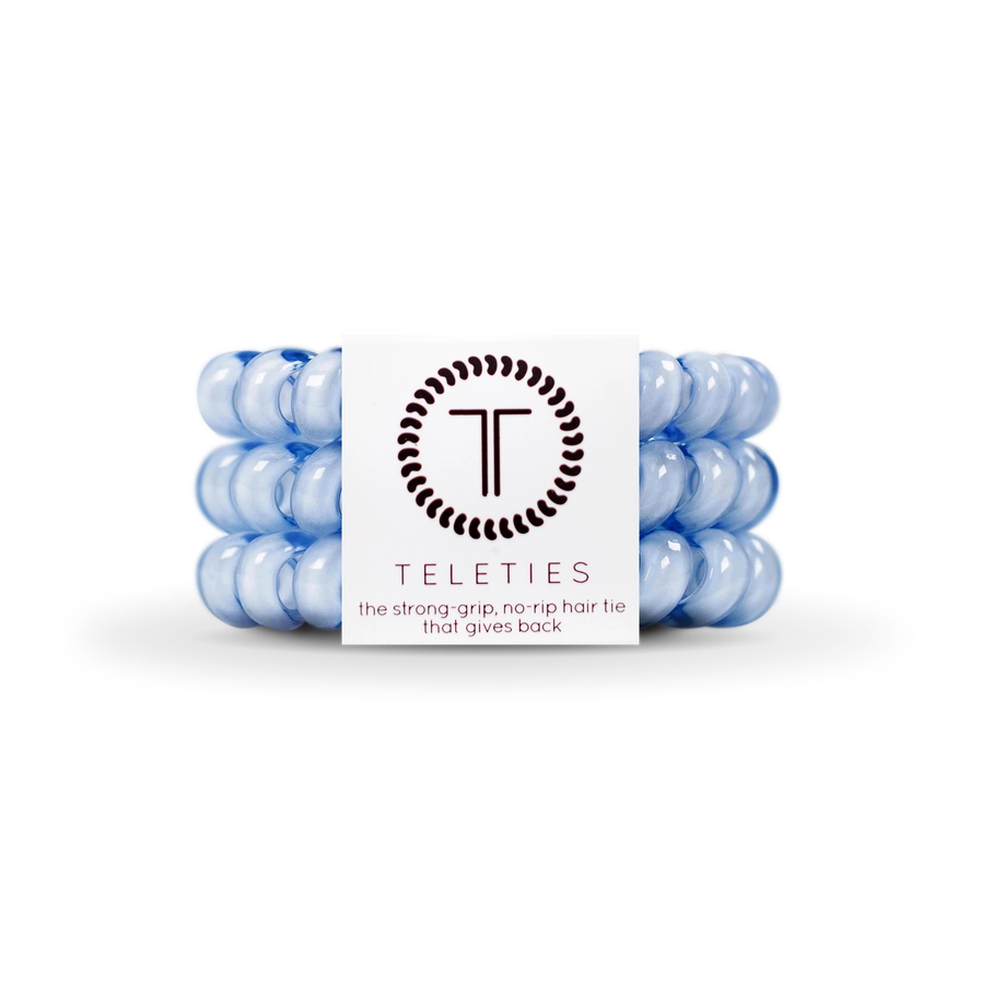 Washed Denim Hair Ties