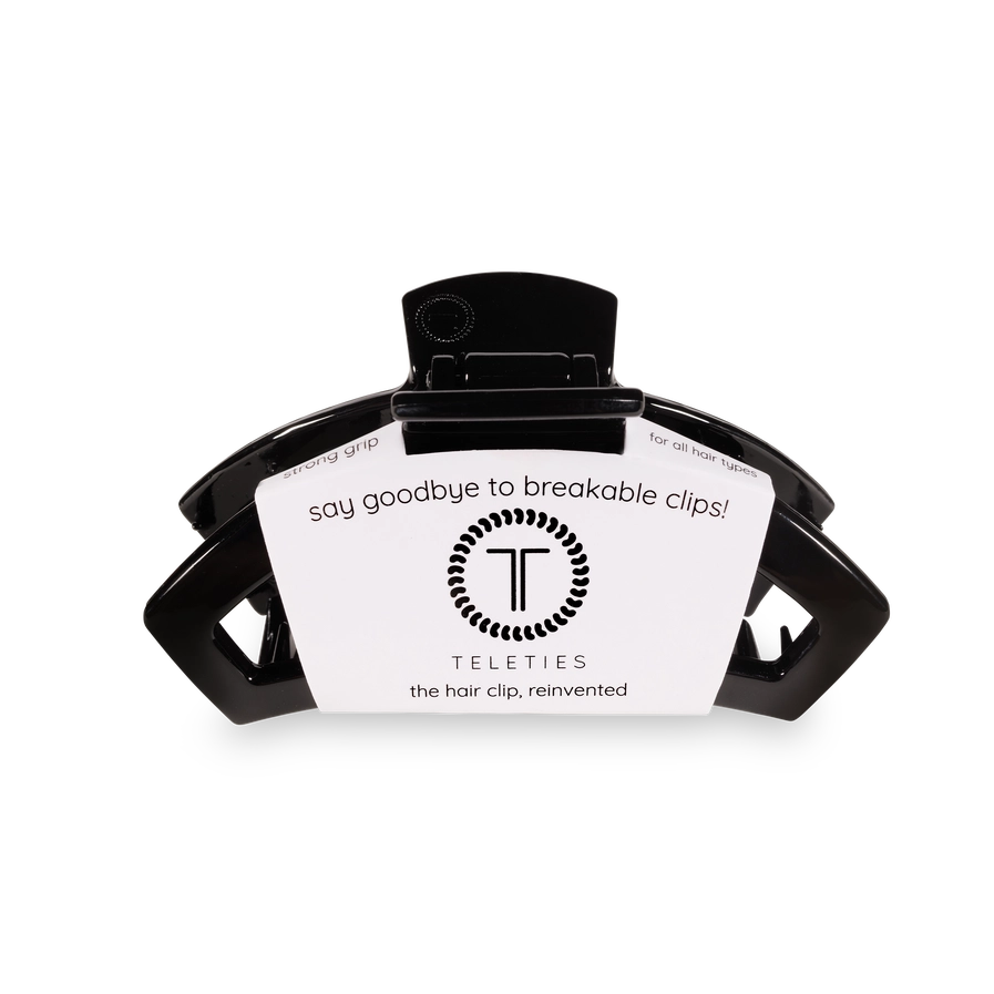 Jet Black Medium Hair Clip