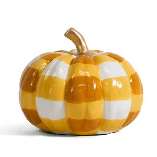 Aiden Checkered Orange Pumpkin