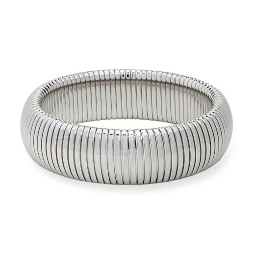 'She's Bold' Silver Bracelet