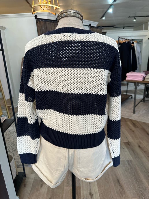 ZSupply Navy Stripe Sweater