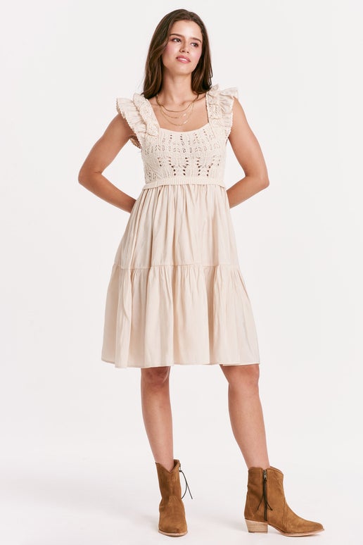 Clementine Lace Bodice Dress