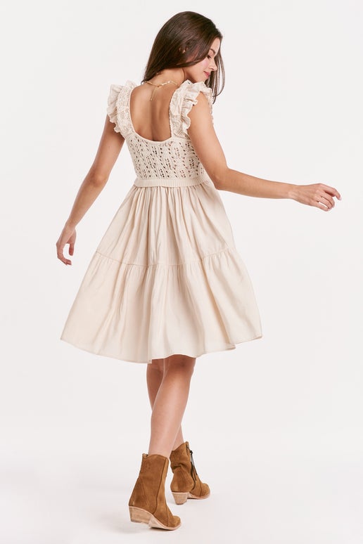 Clementine Lace Bodice Dress